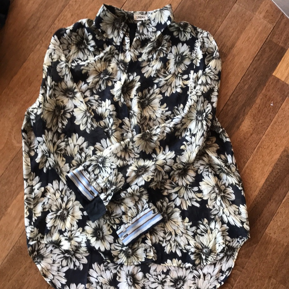 L’AGENCE silk blouse